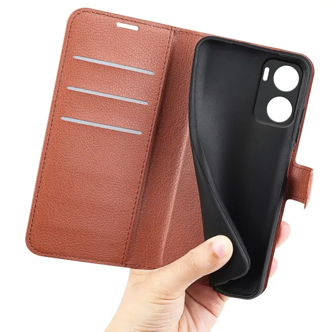 Housse Moto G06 / G06 Power portefeuille style cuir