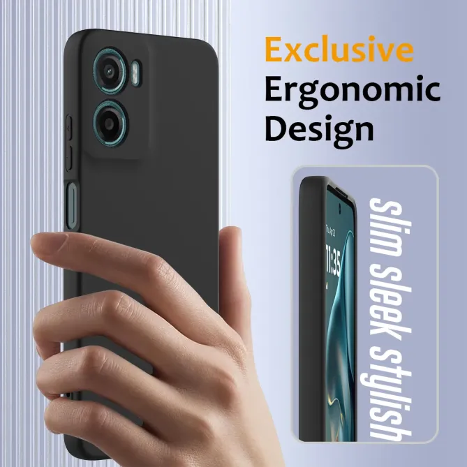 Coque Moto G06 / G06 Power Silicone Liquide Magnétique, Lanière