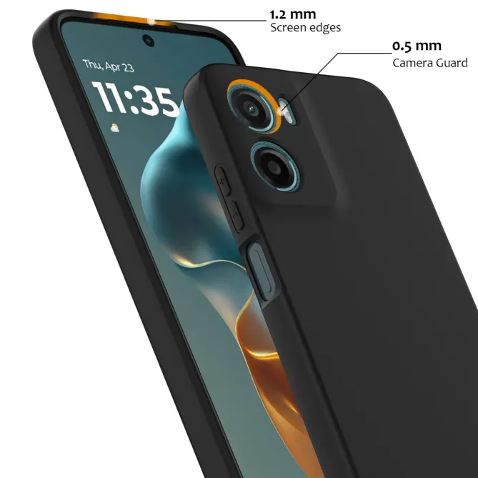 Coque Moto G06 / G06 Power Silicone Liquide Magnétique, Lanière