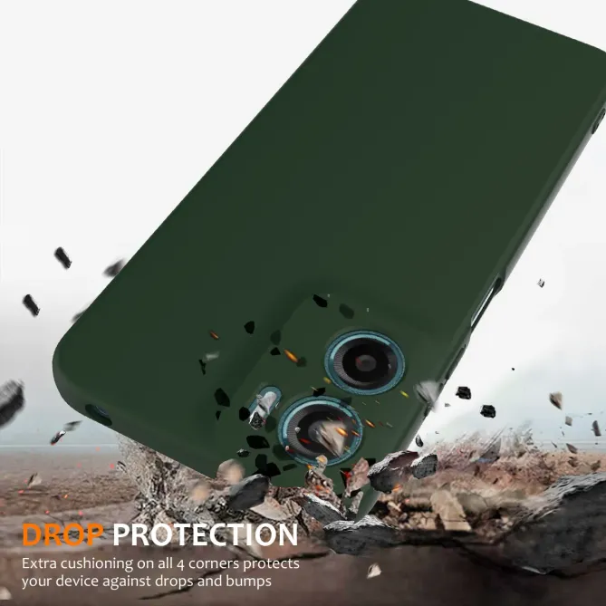 Coque Moto G06 / G06 Power Silicone Liquide Magnétique, Lanière