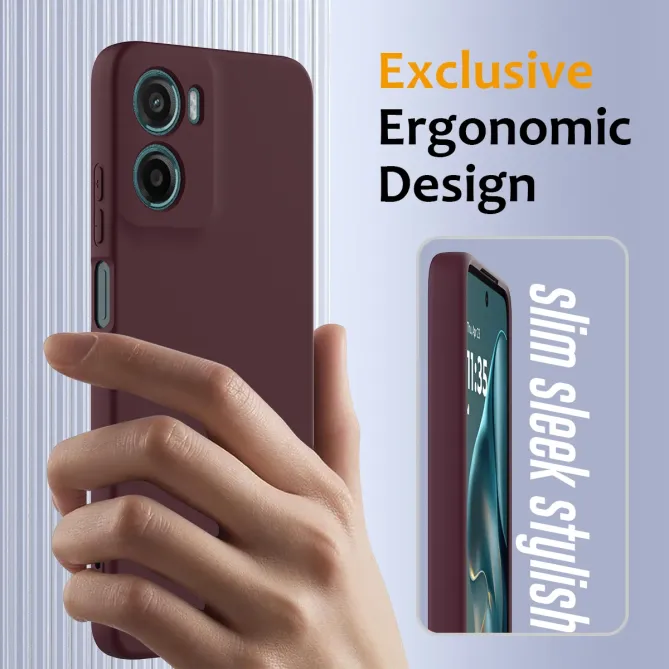 Coque Moto G06 / G06 Power Silicone Liquide Magnétique, Lanière