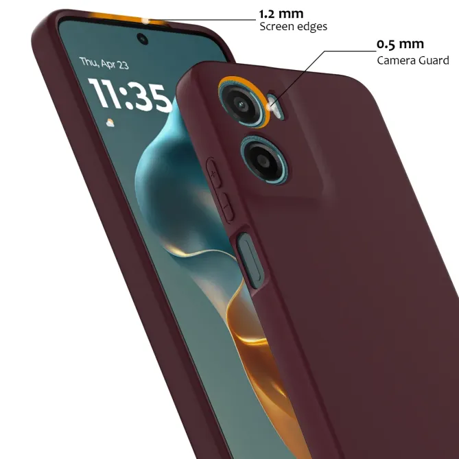 Coque Moto G06 / G06 Power Silicone Liquide Magnétique, Lanière