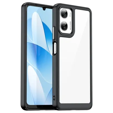 Coque Moto G06 / G06 Power Transparente Contour Couleuré