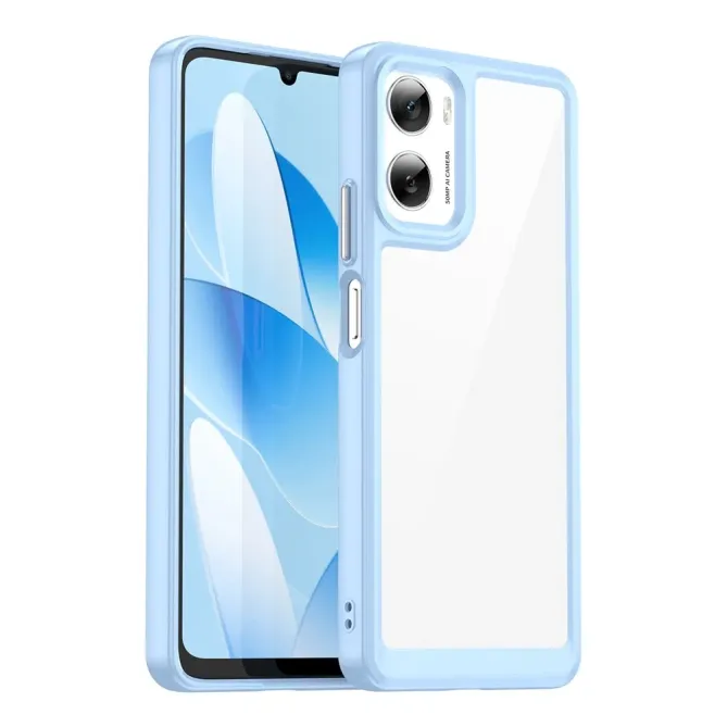 Coque Moto G06 / G06 Power Transparente Contour Couleuré