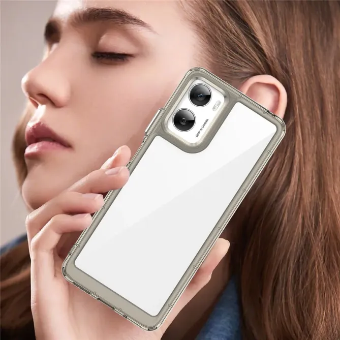 Coque Moto G06 / G06 Power Transparente Contour Couleuré