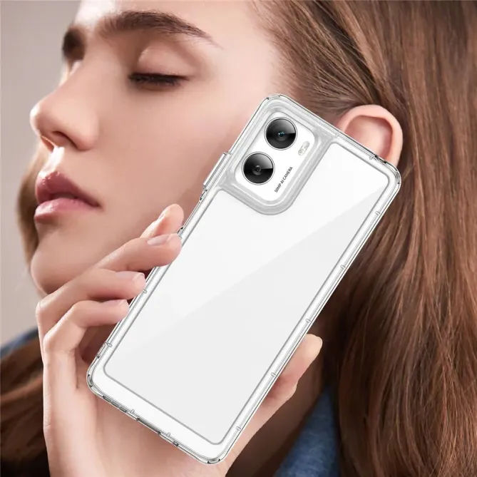 Coque Moto G06 / G06 Power Transparente Contour Couleuré