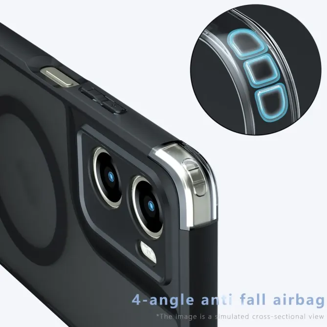 Coque Moto G06 Power / Moto G06 Revêtement Mat Magnétique