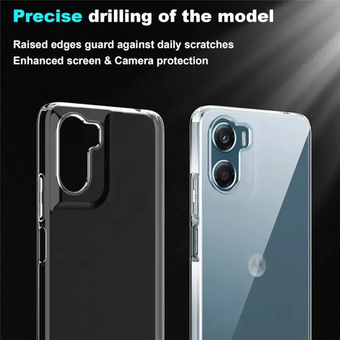 Coque Moto G06 Power / Moto G06 Transparente avec Verre Trempé