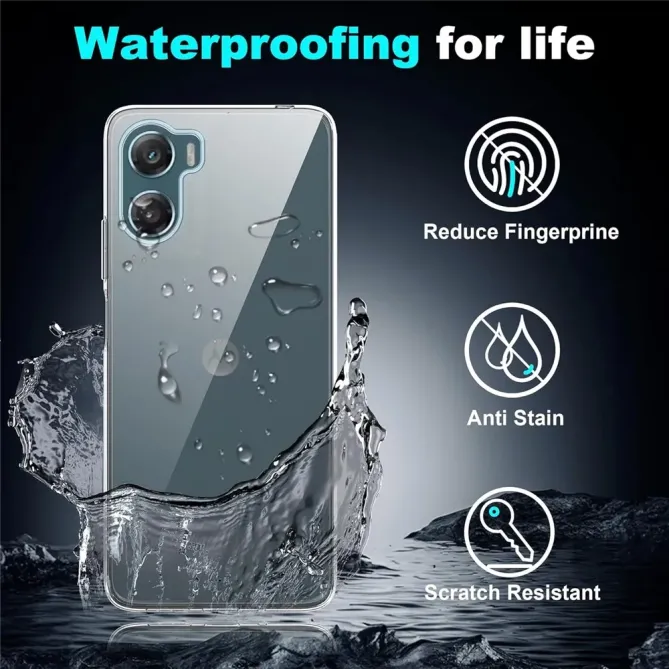 Coque Moto G06 Power / Moto G06 Transparente avec Verre Trempé