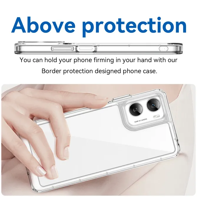 Coque transparente Moto G06 Power / Moto G06 avec écran en verre tremp
