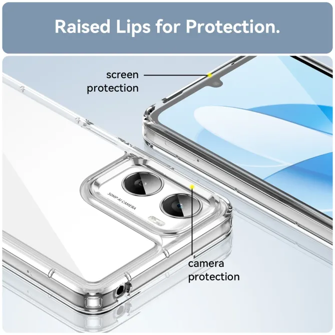 Coque transparente Moto G06 Power / Moto G06 avec écran en verre tremp