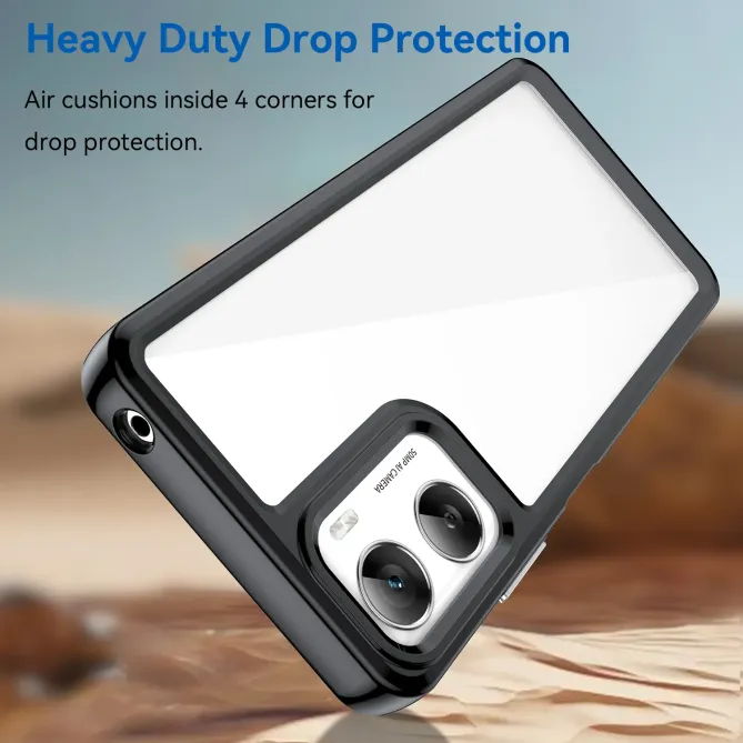 Coque Moto G06 Power / Moto G06 Contour Couleuré avec Verre Trempé