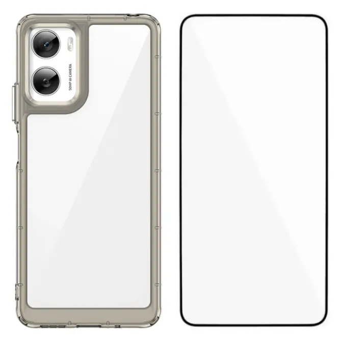 Coque Moto G06 Power / Moto G06 Contour Couleuré avec Verre Trempé