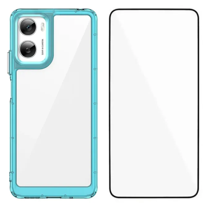 Coque Moto G06 Power / Moto G06 Contour Couleuré avec Verre Trempé