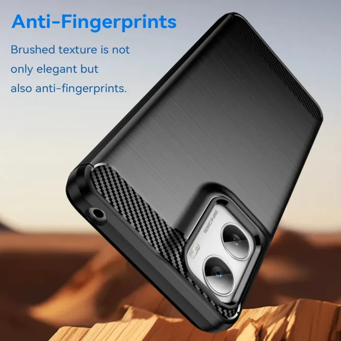 Coque Moto G06 Power / Moto G06 flexible effet brossé avec verre tremp