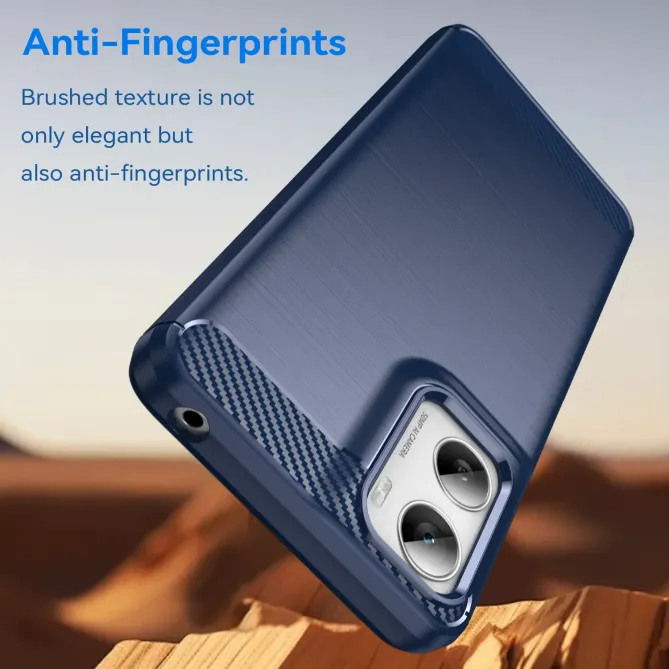 Coque Moto G06 Power / Moto G06 flexible effet brossé avec verre tremp
