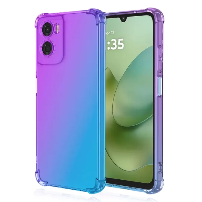 Coque Moto G06 Power / Moto G06 Transparente Bicolore