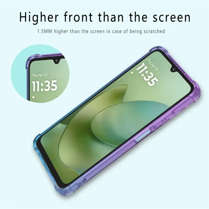 Coque Moto G06 Power / Moto G06 Transparente Bicolore
