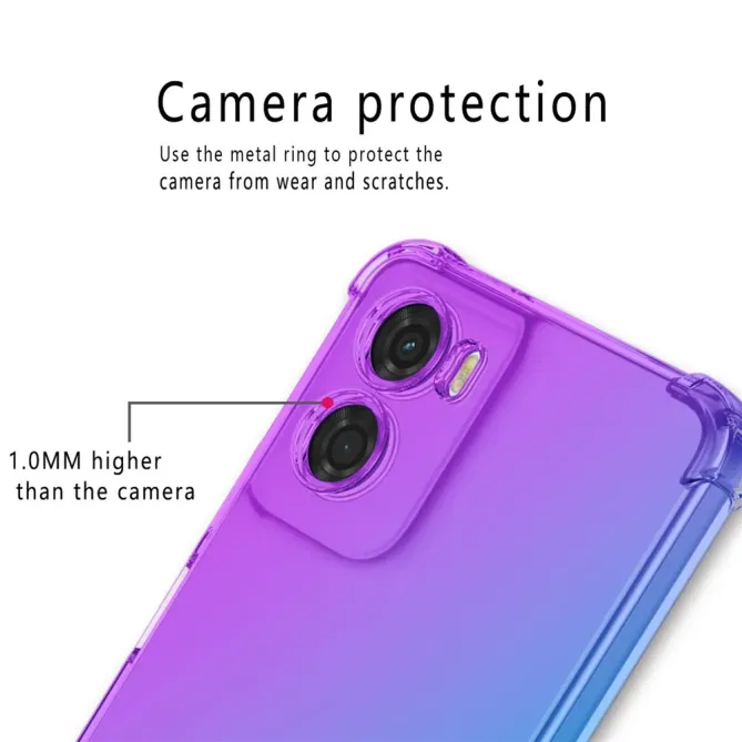 Coque Moto G06 Power / Moto G06 Transparente Bicolore