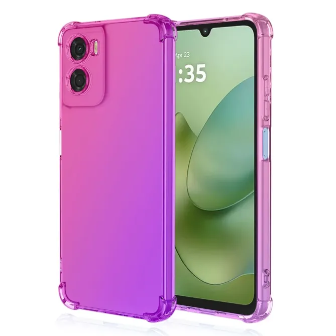 Coque Moto G06 Power / Moto G06 Transparente Bicolore
