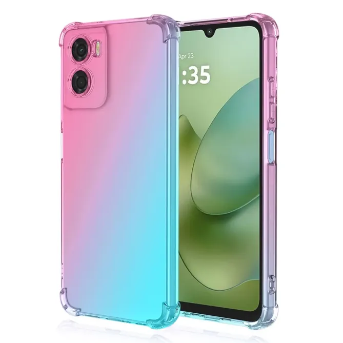 Coque Moto G06 Power / Moto G06 Transparente Bicolore