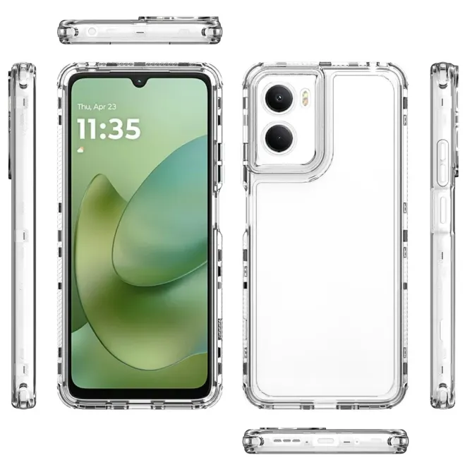 Coque Moto G06 Power / Moto G06 Intégrale Transparente 3-en-1