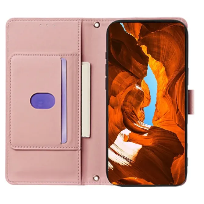 Housse Moto G06 Power / Moto G06 Triangles Imprimés