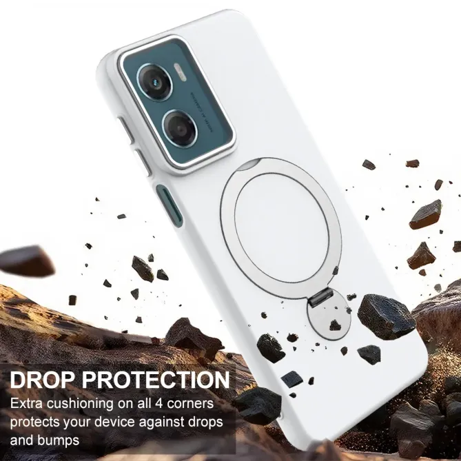 Coque Moto G06 Power / Moto G06 Magnétique avec Anneau Rotatif