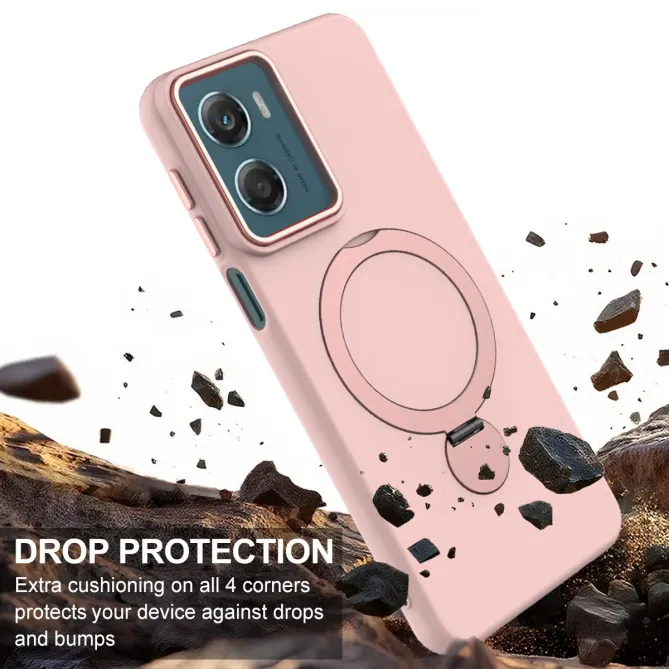 Coque Moto G06 Power / Moto G06 Magnétique avec Anneau Rotatif