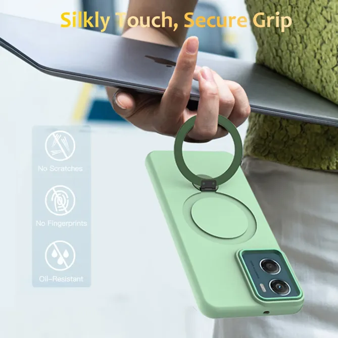 Coque Moto G06 Power / Moto G06 Magnétique avec Anneau Rotatif