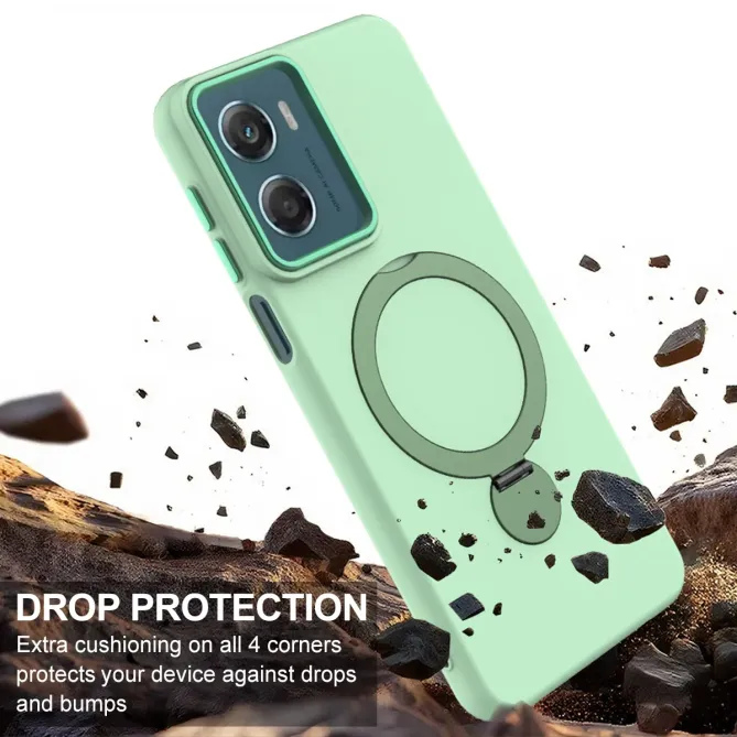Coque Moto G06 Power / Moto G06 Magnétique avec Anneau Rotatif