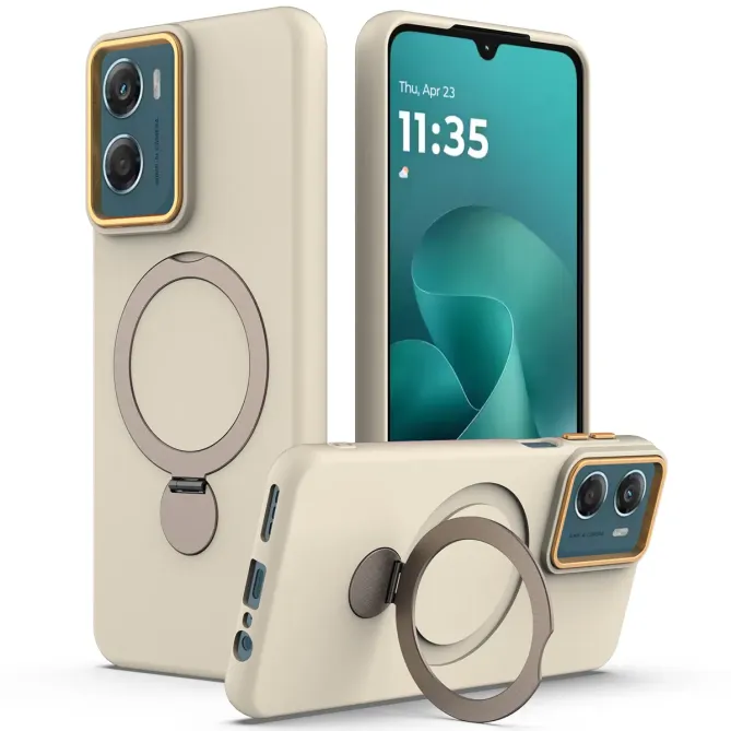 Coque Moto G06 Power / Moto G06 Magnétique avec Anneau Rotatif