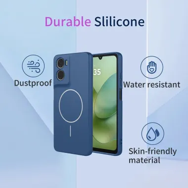 Coque Moto G06 Power / Moto G06 Silicone Liquide Magnétique