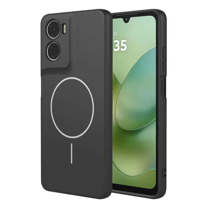 Coque Moto G06 Power / Moto G06 Silicone Liquide Magnétique