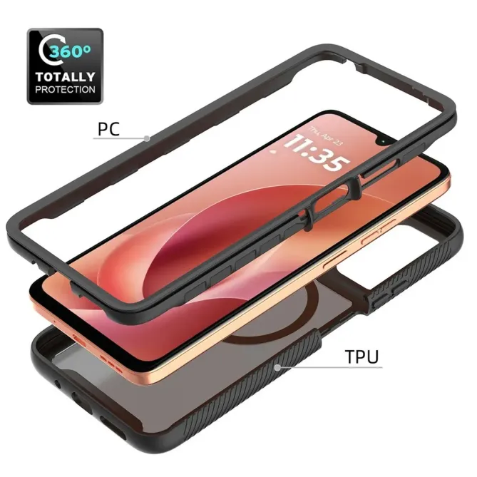 Coque Moto G06 Power / Moto G06 Magnétique Translucide Mate