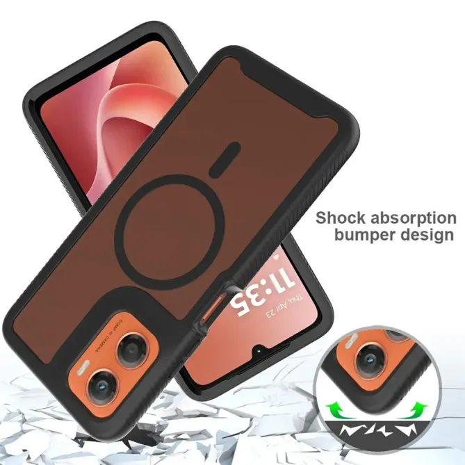 Coque Moto G06 Power / Moto G06 Magnétique Translucide Mate