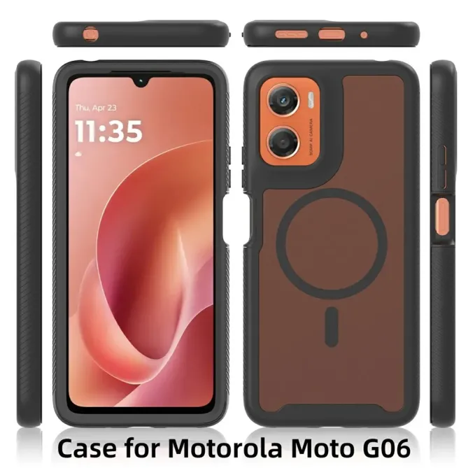 Coque Moto G06 Power / Moto G06 Magnétique Translucide Mate