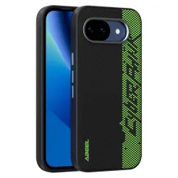 Coque Google Pixel 10a Racing Noir et Vert
