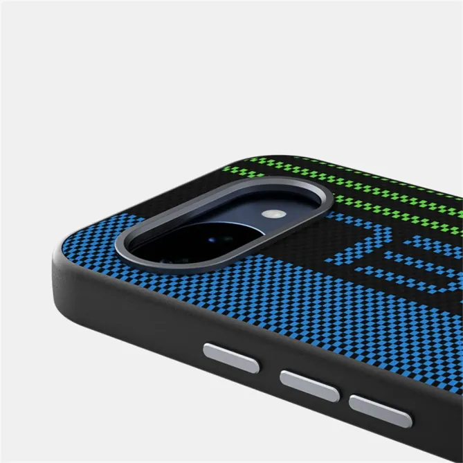 Coque Google Pixel 10a Racing Compatible MagSafe - Bleu