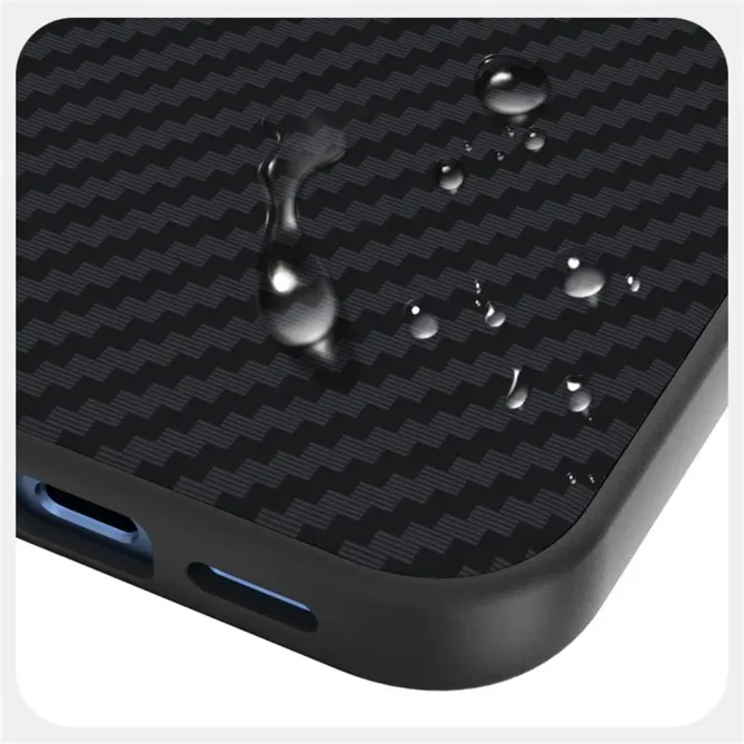Coque Google Pixel 10a Magnétique Texture Fibre de Carbone Noir - photo 9