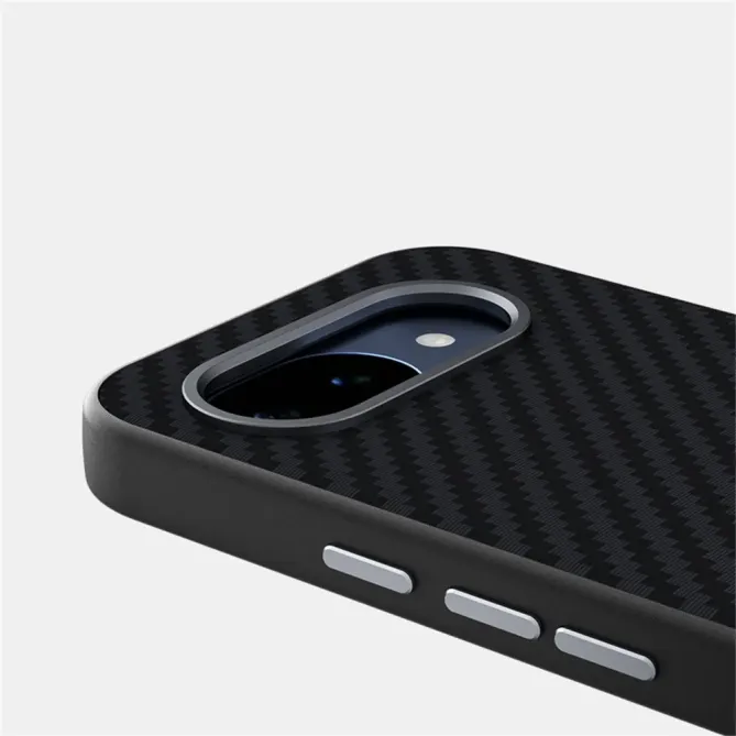 Coque Google Pixel 10a Magnétique Texture Fibre de Carbone Noir - photo 11