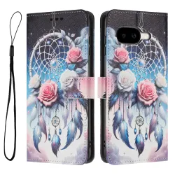 Housse Google Pixel 10a, attrape-rêves et roses