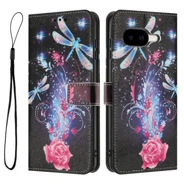 Housse Google Pixel 10a, libellules et éclats floraux