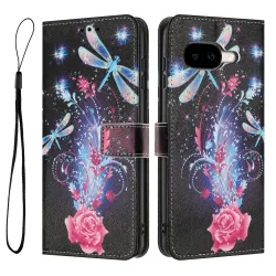 Housse Google Pixel 10a, libellules et éclats floraux