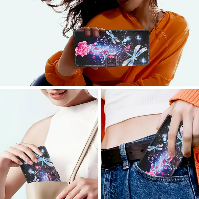 Housse Google Pixel 10a, libellules et éclats floraux