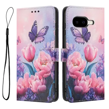 Housse Google Pixel 10a, design papillon et fleurs