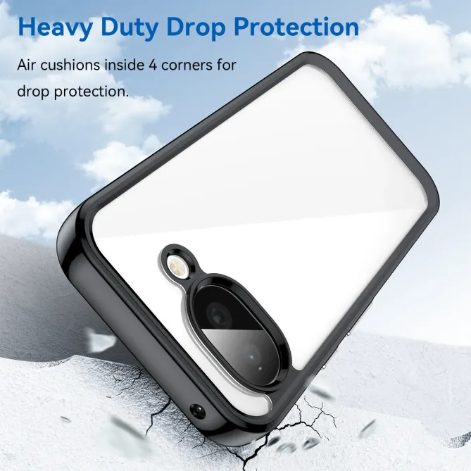 Coque transparente Google Pixel 10a avec écran en verre trempé