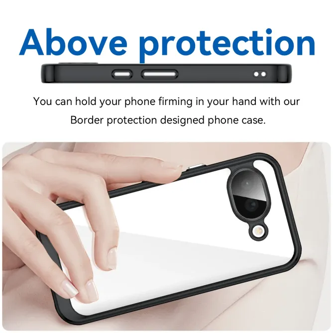 Coque transparente Google Pixel 10a avec écran en verre trempé