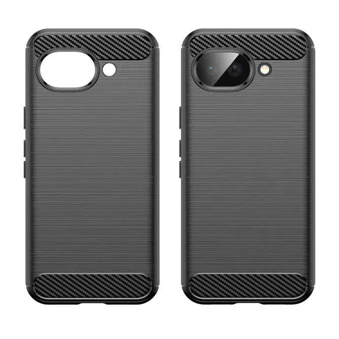 Coque Google Pixel 10a flexible effet brossé avec verre trempé