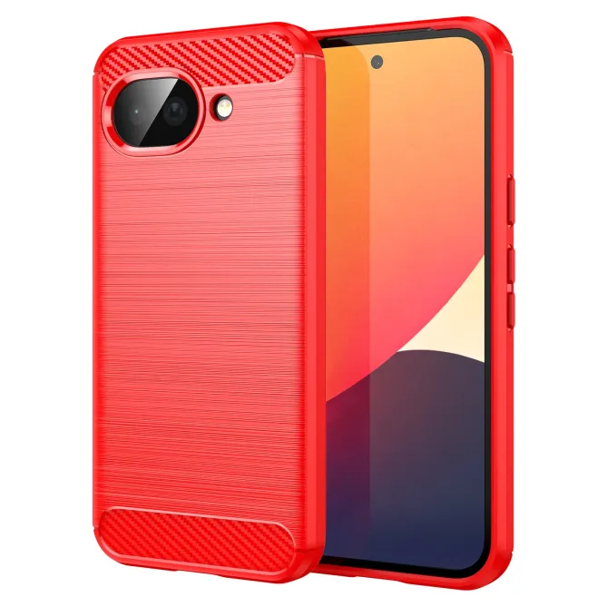 Coque Google Pixel 10a flexible effet brossé avec verre trempé